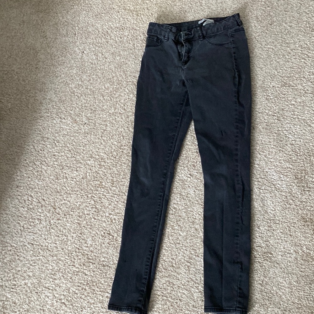Stretchy Charcoal Skinny Jeans